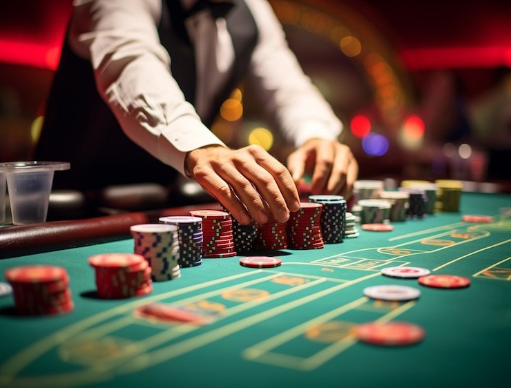 Roulette wheel spinning on Bali Vacation table at arahtogel login